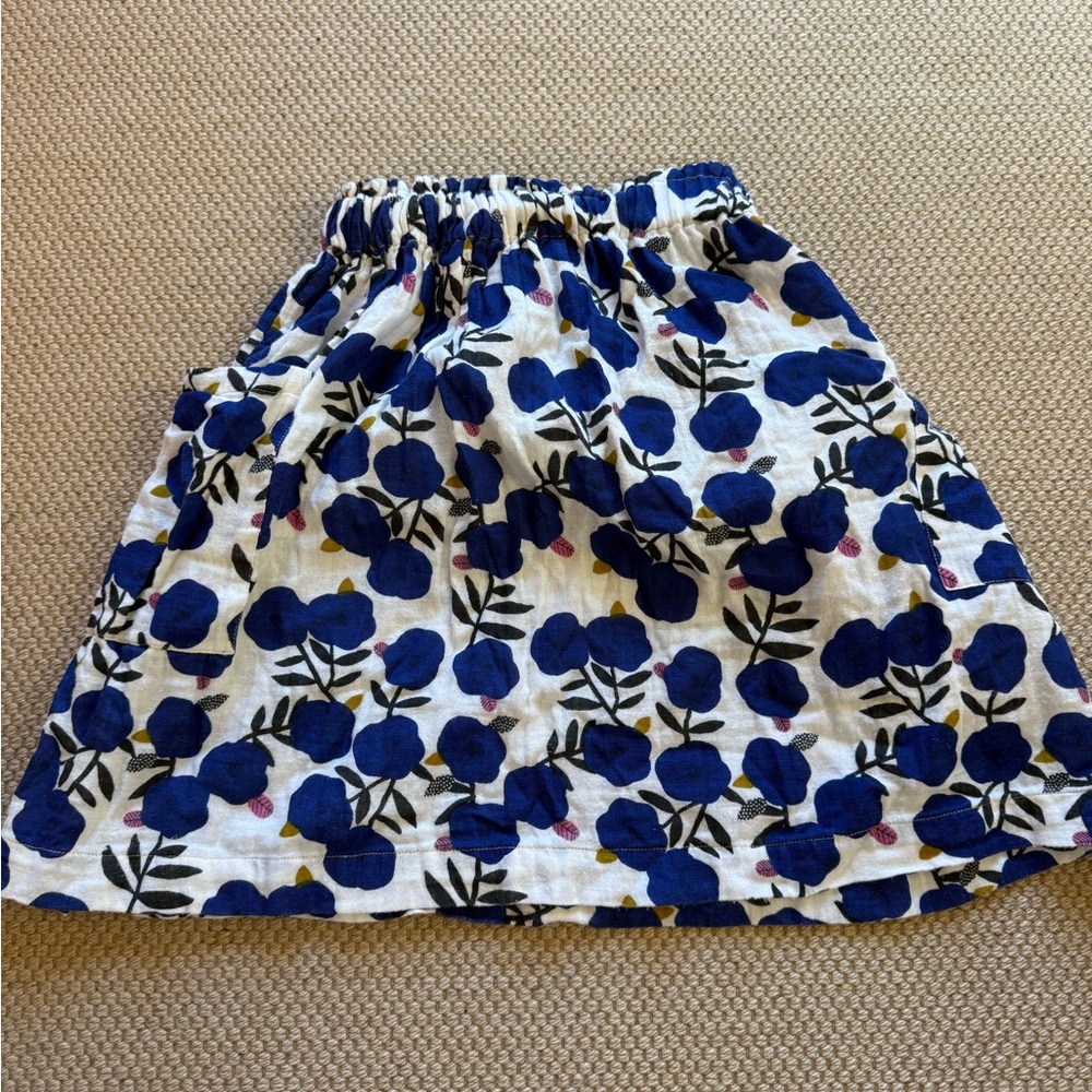 Bonton Girls Floral Print Skirt size 8